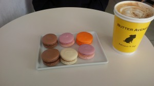 I also took some time for a date with my goddaughter - she thought a macaroon would be a fun idea. 